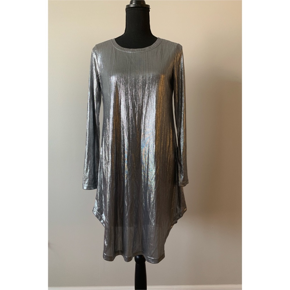 Women’s Silver Shimmery Dress